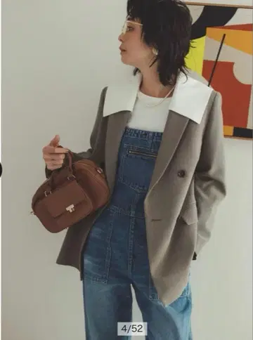 Arpege story 아르페쥬 스토리 세일러 부착 테일러드 자켓