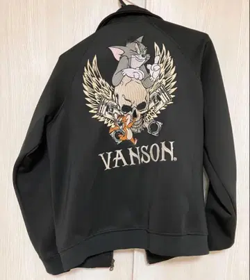 VANSON x 톰과 제리 콜라보 저지 블랙 M