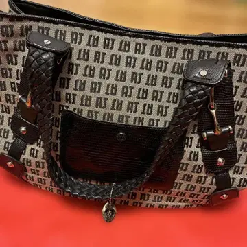 앙크젯 ANKH-JET 천연 리자드&데님 토트백