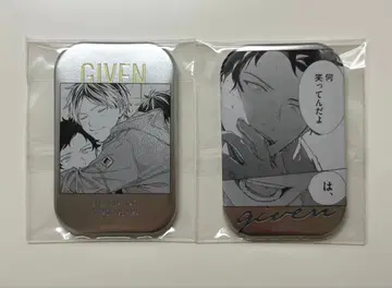 기븐전 최애 커플 캔뱃지 컬렉션 히이라기&겐슌 2개 세트