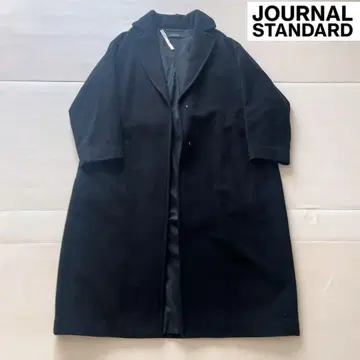 JOURNAL STANDARD 울 롱 체스터 코트 블랙