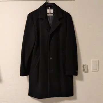 STUDIOUS 네이비 컬러 체스터 코트