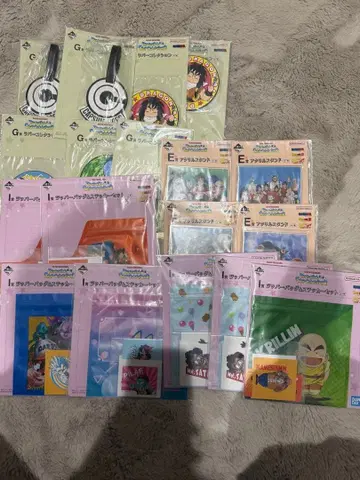 제일복권 드래곤볼 드래곤볼 스트랩 하위상 묶음 판매