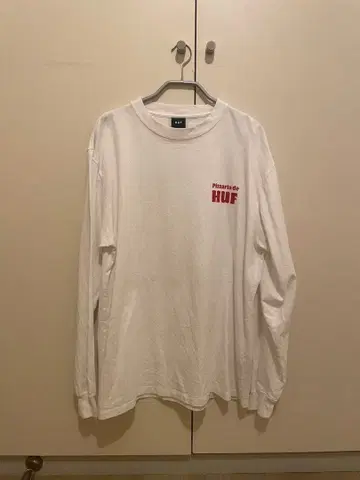 HUF 긴팔 티셔츠 M 화이트