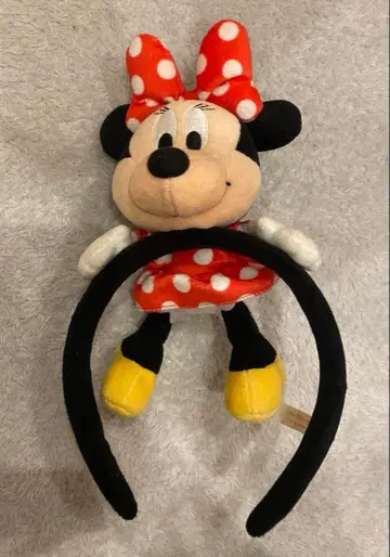 미니 마우스 봉제 인형 머리띠 디즈니