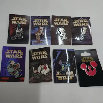 스타 워즈 핀 배지 8개 세트 월트 디즈니 월드
