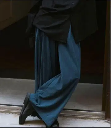 remer 루즈 드레이프 코듀로이 와이드 팬츠