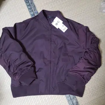 보머 자켓 와인 L