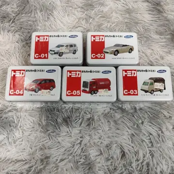 거의 미개봉품 토미카 완구 캔 (토미카) C-01~C-05 5대 세트