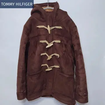 TOMMY HILFIGER 더플 코트 페이크 무스탕 보아 안감