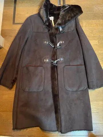 나노 유니버스 루쏘 비타 브라운 더플 코트