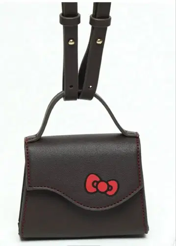 헬로키티 다크 브라운 숄더백 Launa Lea