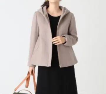 B:MING by BEAMS 멜톤 후드 숏코트