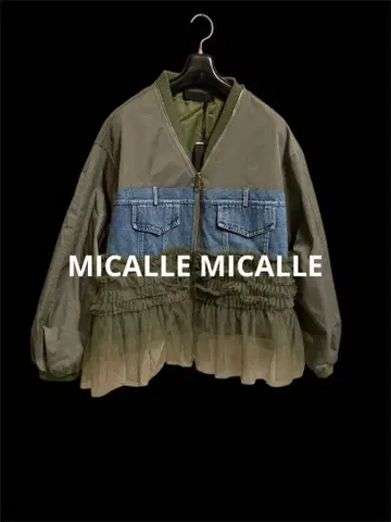 [ MICALLE MICALLE/미카레미카레 ] 이소재 도킹 자켓