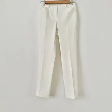 띠어리 루스 슈퍼 스트레치 소재 크롭 팬츠 화이트