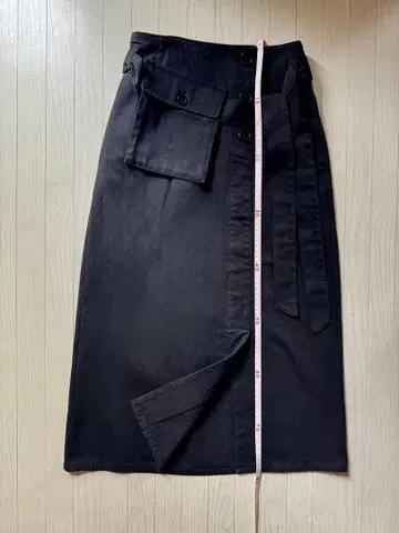 빔즈 파우치 벨트 스커트