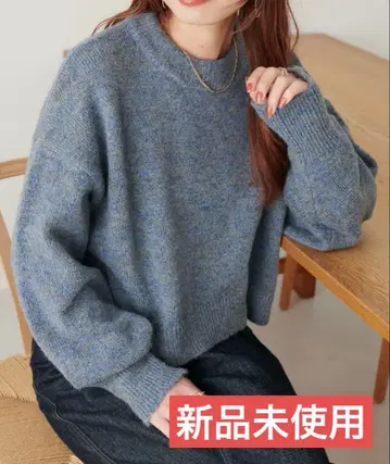 DISCOAT 디스코트 [WEB 한정판] 복슬복슬 멜란지 숏 풀오버