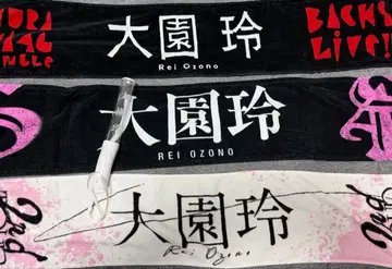오오조노 레이 타월 3개 응원봉