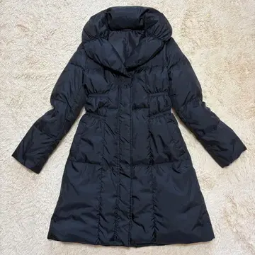 [ 구하기 어려움 ] 아나이 숄카라 롱 블랙 여배우 옷깃 A라인