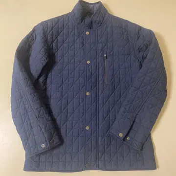 dunhill 네이비 퀼팅 자켓