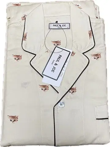 폴앤조 긴팔 롱 바지 파자마  M 폴앤조 고양이 패턴