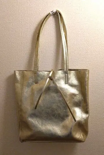 SAMUEL BARONI 소가죽 골드 토트백