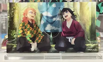 귀멸의 칼날 토미오카 기유 사비토 기둥 연습 디오라마 아크릴 스탠드