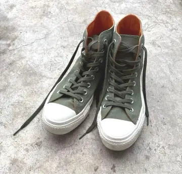 컨버스 올리브 하이컷 스니커즈