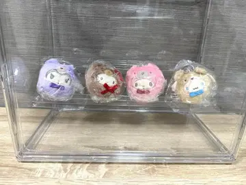 [ 산리오 캐릭터즈 일어서는 봉제 인형 마스코트 ] 전 4종 세트