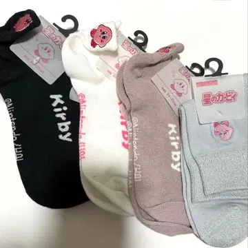 커비 양말 삭스 4족 세트