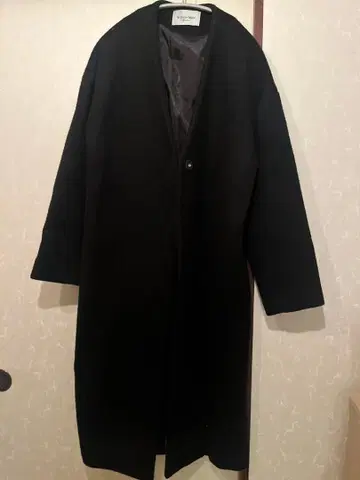 새상품 르쿨르블랑 블랙 롱 코트