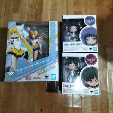 S.H.F 피규아트 이터널 세일러문 1체 피규아트 미니 2체