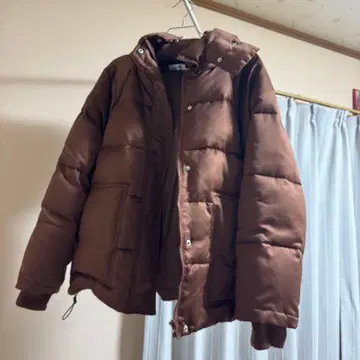 EVRIS 브라운 다운 자켓