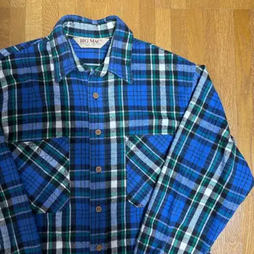 80s BIGMAC USA 플란넬 셔츠 좋은 배색 vintage 빅맥