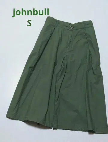 [ johnbull ] 올리브 그린 와이드 팬츠 S 인기 컬러