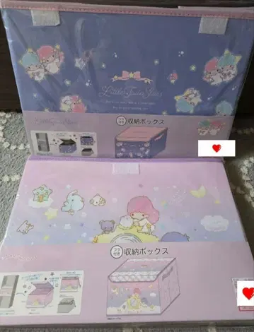 산리오 리틀트윈스타 키키라라 뚜껑 수납 박스