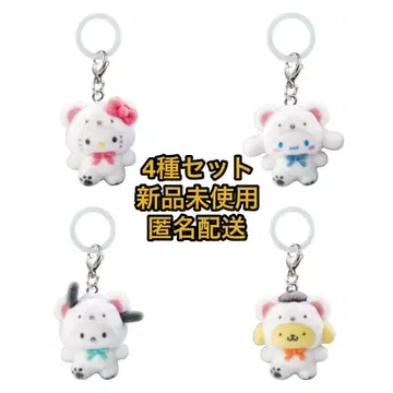 산리오 포근포근 스노우 키티 시나모롤 포차코 폼폼푸딩