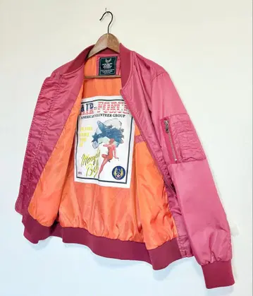 플라이트 자켓 빨간색 M 블루종 GB/T2662-2008