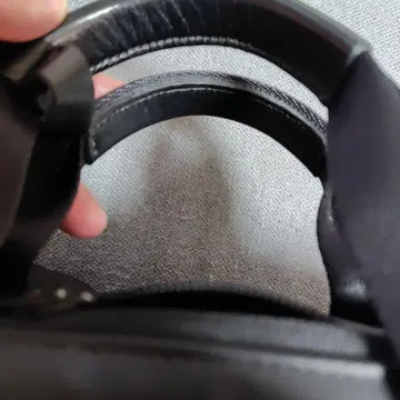 심플한 블랙 합성 피혁 백