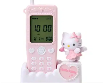 산리오 폴더폰형 탁상시계 키티