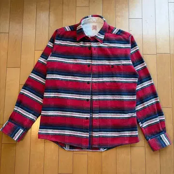 네이티브 보더 플란넬 셔츠 L 사이즈
