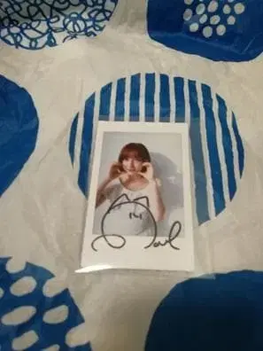 FRUITS ZIPPER 노엘 친필 사인 폴라로이드