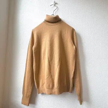 UNIQLO 캐시미어 100% 터틀넥 스웨터 니트 M 베이지