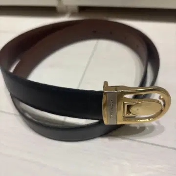 Nino GARIBALDI 가죽 벨트 블랙 브라운