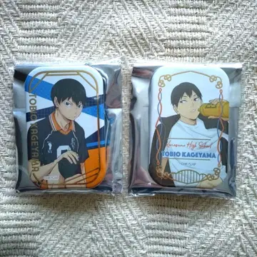 하이큐 스퀘어 캔뱃지 카게야마 토비오 카라스노 쿨다운 오스와리