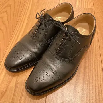 SCOTCH GRAIN 블랙 비즈니스 슈즈