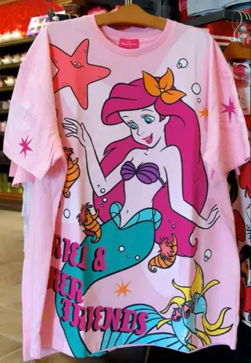 아리엘 빅T 디즈니씨 티셔츠 인어공주