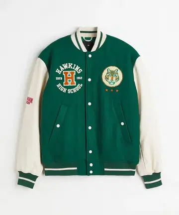 H&M 기묘한 이야기 베이스볼 자켓 L