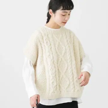 카구레 니트 베스트 새상품