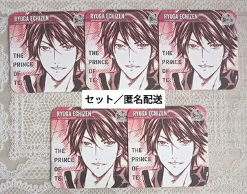 [ 5세트 ] 신 테니스의 왕자님 에치젠 료가 원화전 아트 코스터